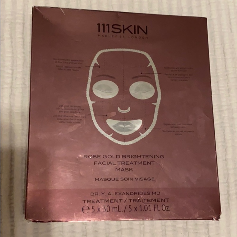 111SKIN Dose Gold Masks x 5 reg $100